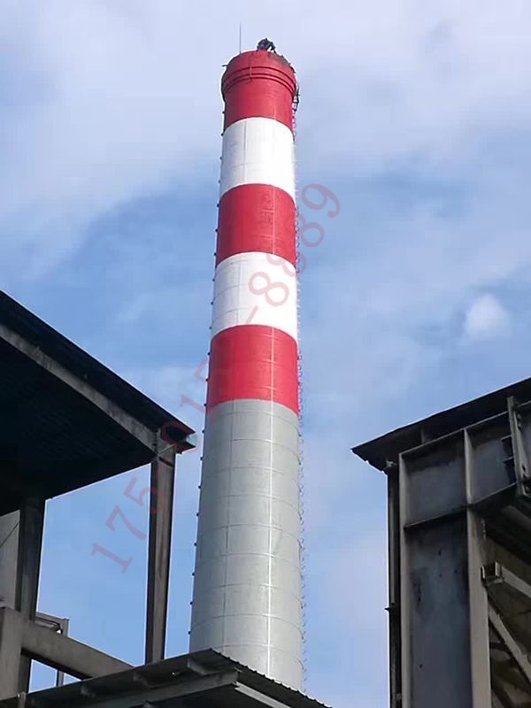 环保自立式钢烟囱写字施工技术措施